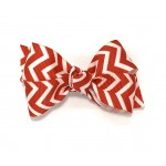 Red Chevron Bow - 3 Inch